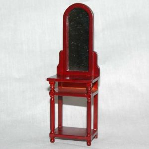 Mahogany hall/bathroom stand with mirror