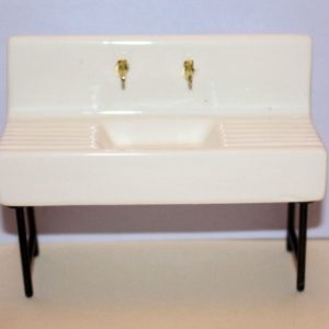 White Porcelain Sink