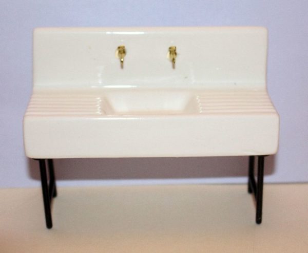 White Porcelain Sink