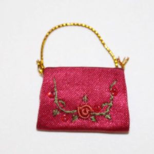 Red Satin Handbag