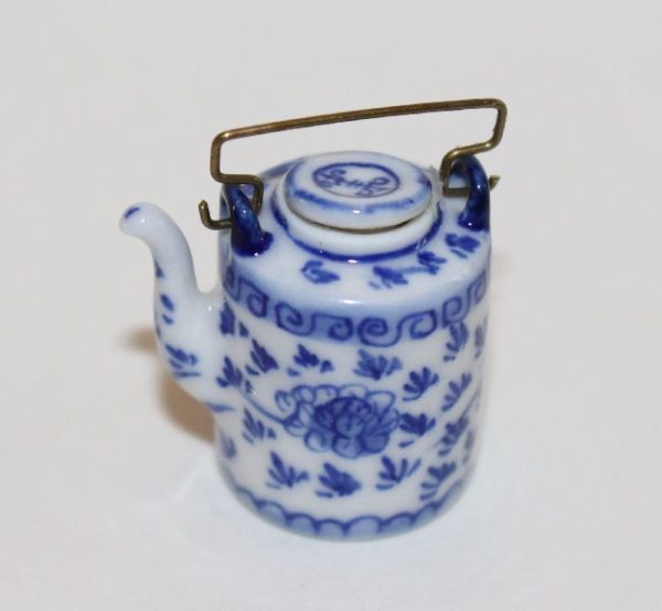 Blue and White Porcelain Teapot