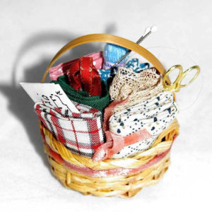 Sewing basket and accessories