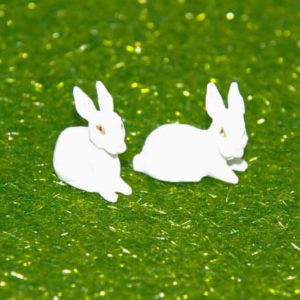 White rabbits, 2 pack