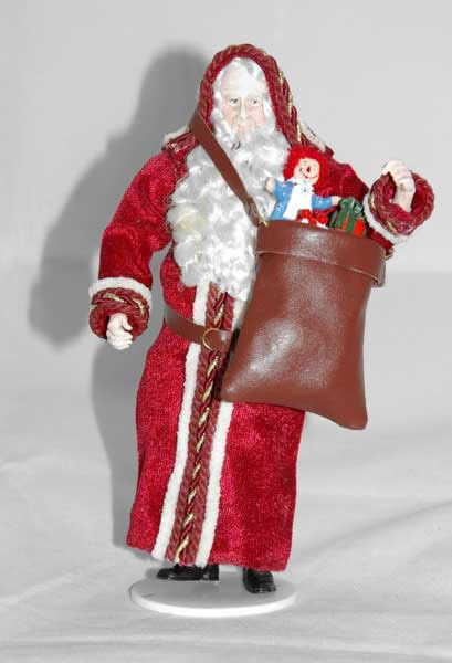 Santa doll, handcrafted