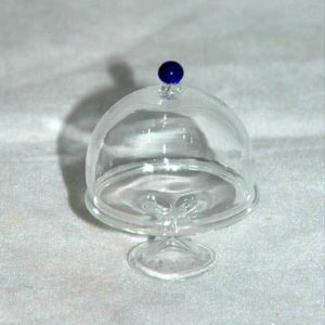 Cake stand, clear, dome top