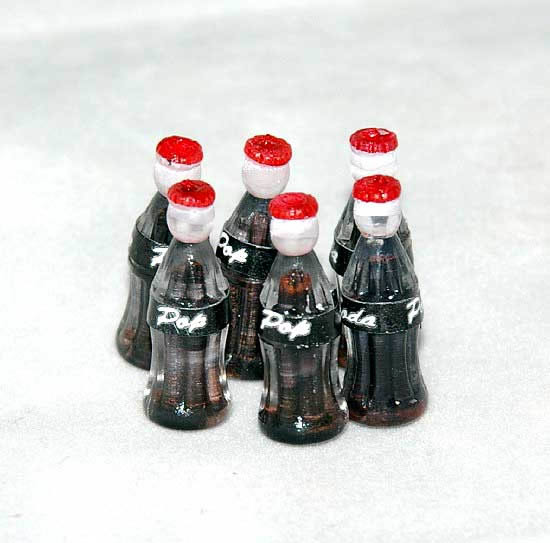Cola bottle, six pack