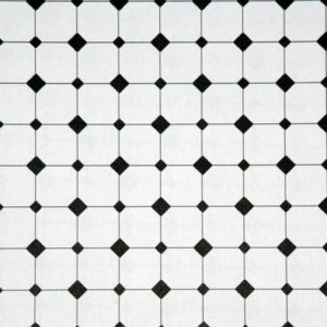 Diamond tile, white background