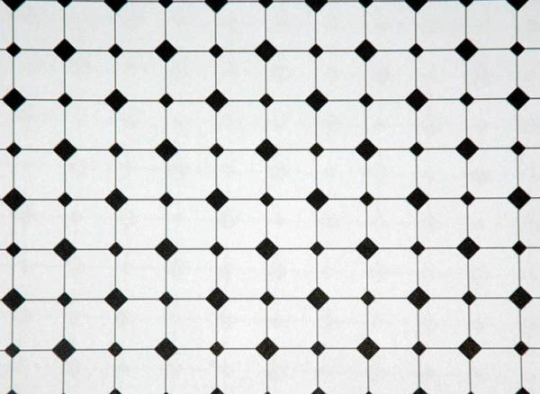 Diamond tile, white background