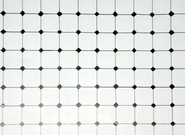 Diamond tile, cream background