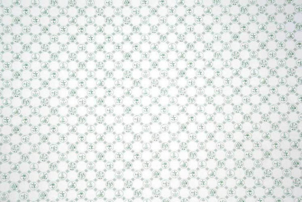 New Dutch tile white and green