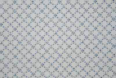 New Dutch tile, white and blue
