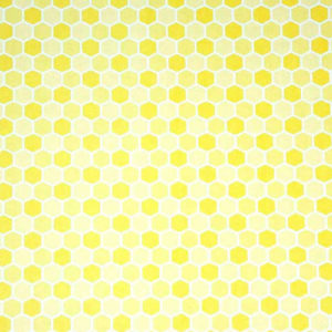 Honeycomb tile in yellow