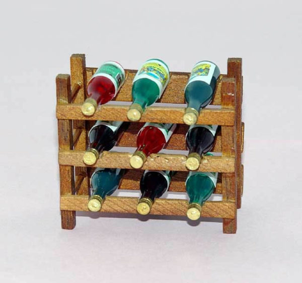 Wine bottle rack