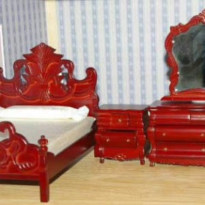 Mahogany bedroom furniture set,  3 piece