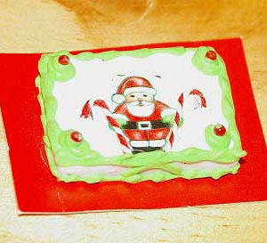 Santa Christmas cake