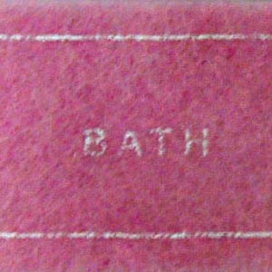 Pink bathmat