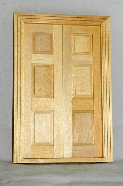 6 Panel Front Double Door The Doll House