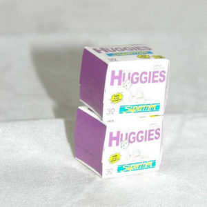 Huggies nappy boxes