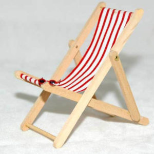 Deck chair  only  Red.