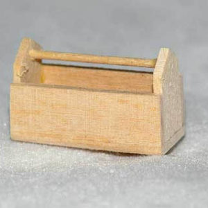 Pine half scale tool box or embroidery box