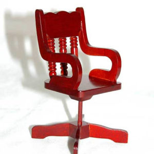 Office chair mahogany swivel