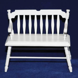 Garden Seat  - white timber