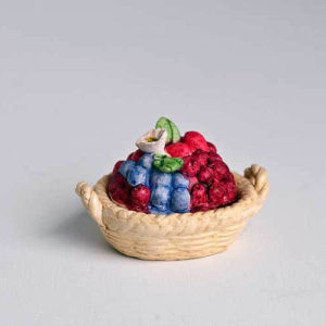 Berry topped tureen dish