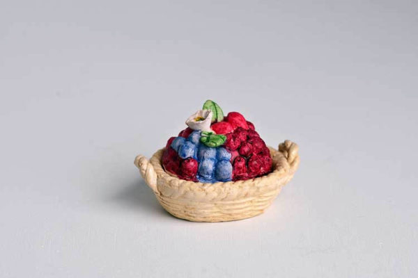 Berry topped tureen dish