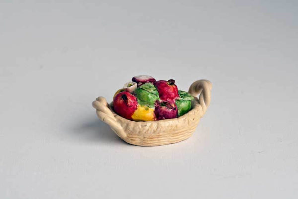 Fruit  topped tureen dish