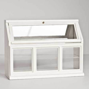 White display cabinet