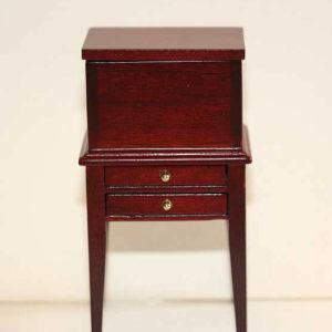 Sewing cabinet, mahogany