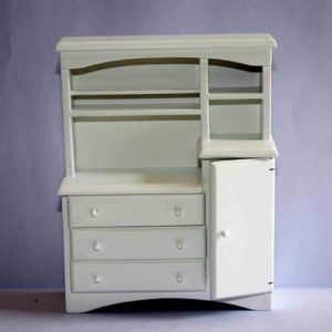 White kitchen dresser