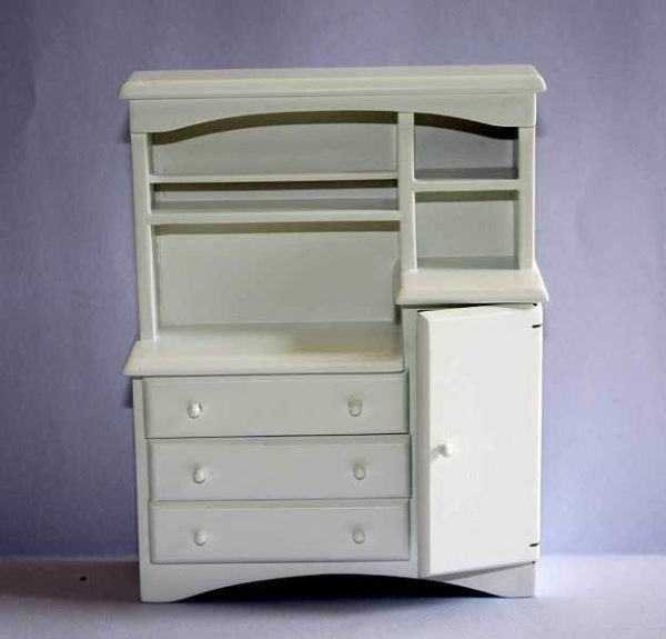White kitchen dresser