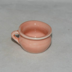 Pink ceramic potty
