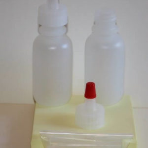 Glue bottles, refillable