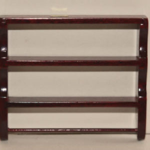 Mahogany wall shelf