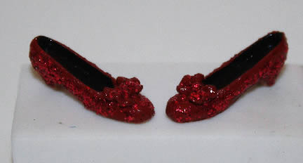 Ladies red shoes