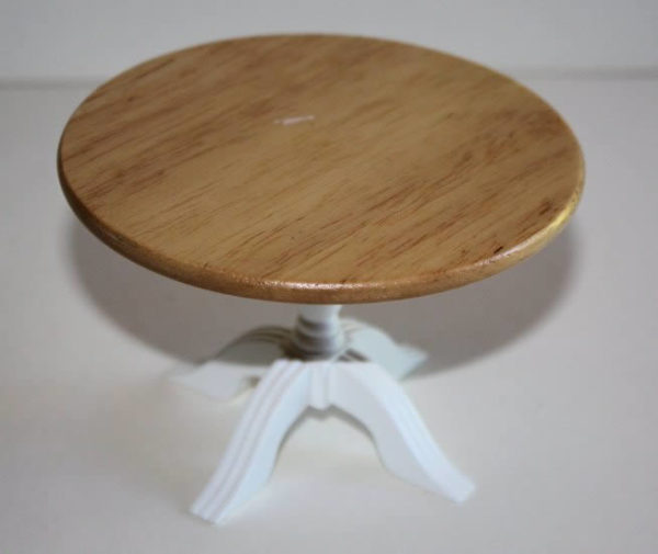 Round green base kitchen table