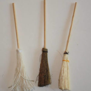 European brooms, set of 3