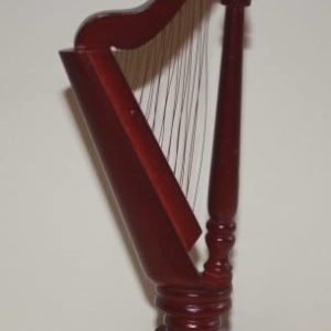 Mahogany harp