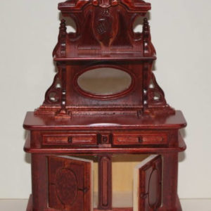 ornate mahogany buffet