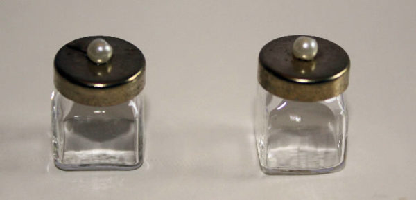 Square glass jars