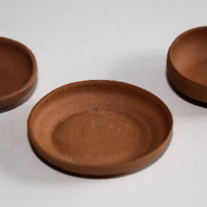 Terracotta bonsai pots, set of 3