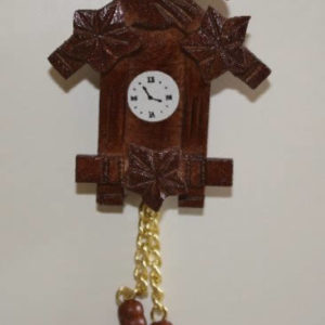 Cuckoo clock, carved