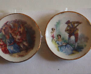 China Plates, set of two. #3