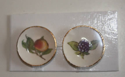 China Plates, set of two. #1