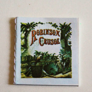 Antique readable book 'Robinson Crusoe'