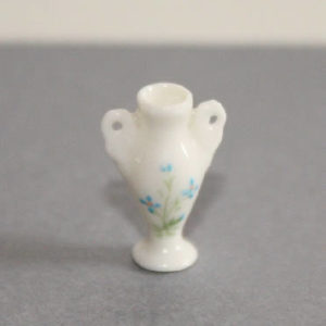 White porcelain tall vase