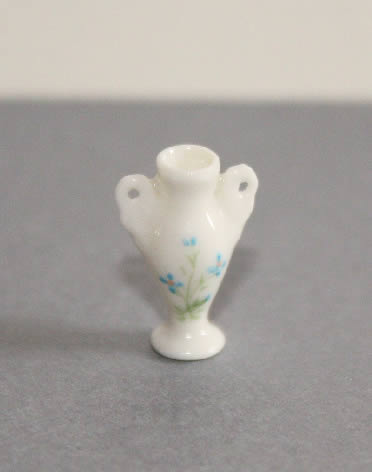 White porcelain tall vase