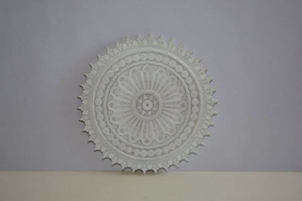 Ceiling rose heavily decorated